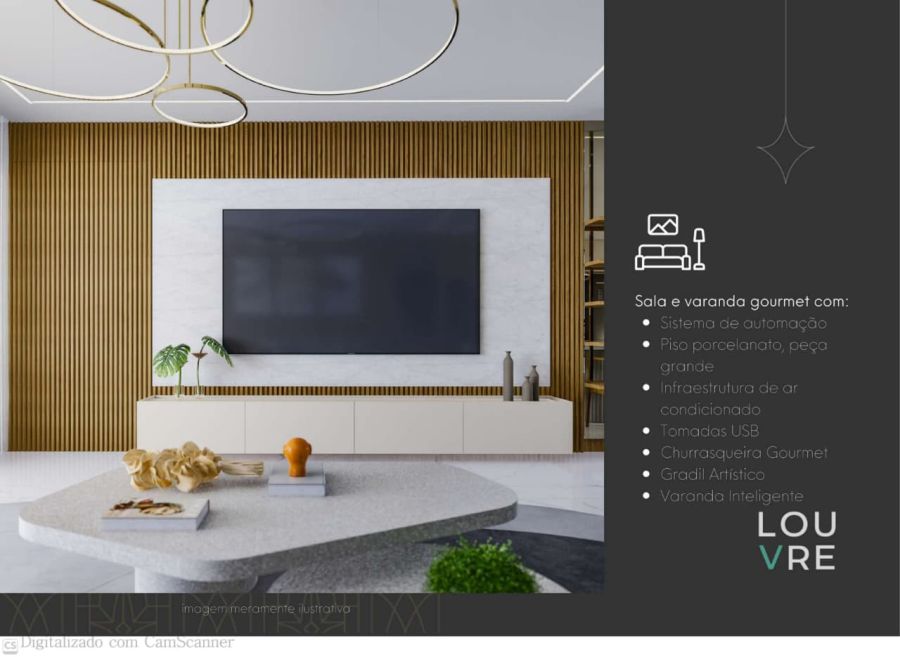 Sala e varanda gourmet