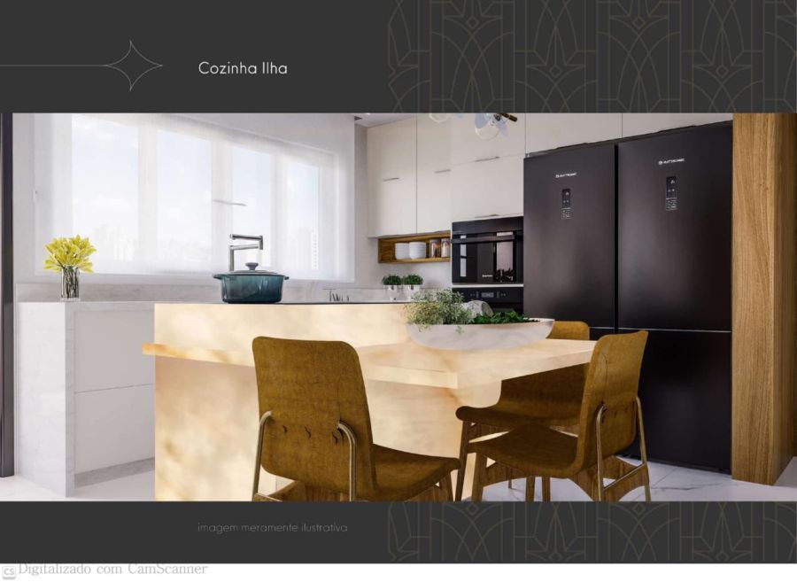 Cozinha - Porcelanato - Pontos �gua quente - op��o fog�o de ilha