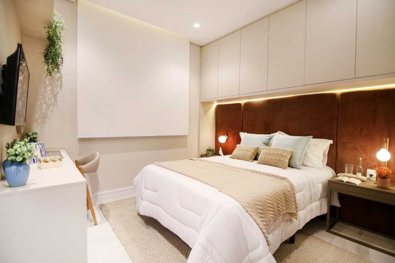 Decorado da su�te - planta de 82m2