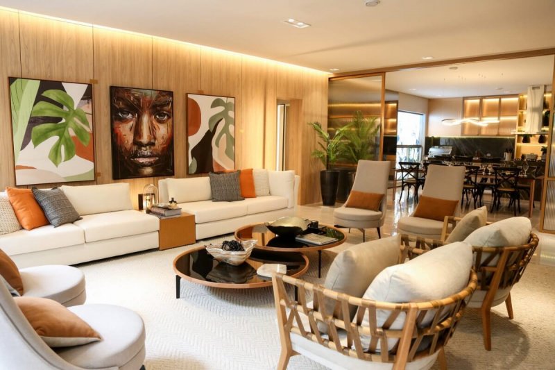 Decorado Essência - living