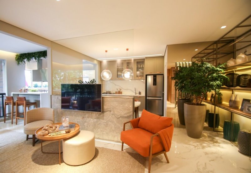 Decorado Green Guedala - ambiente integrado