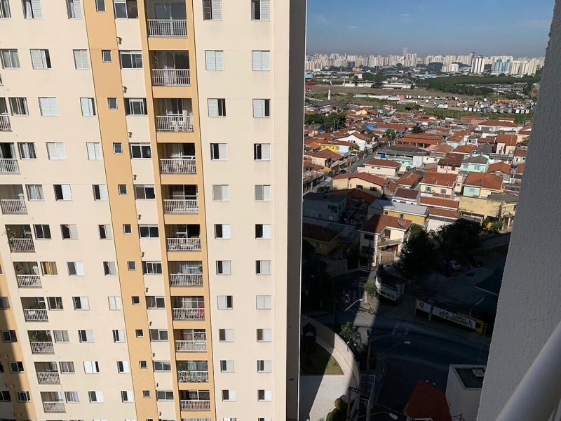 Vista da torre Camélia para a zona lesta, entre as unidades Begônia e Azaleia da II fase.