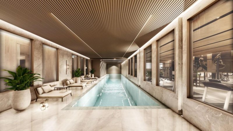 Lazer - Piscina semi-coberta