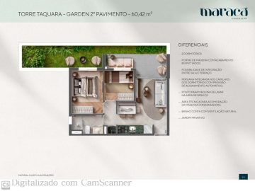 Planta - garden - projeto Maracá