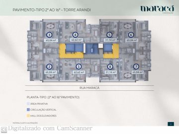 Pavimento - 2 ao 16. Projeto novo Namour - Maracá