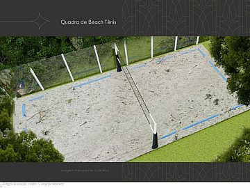 Quadra de beach tnis