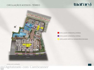 Maracá - Circulação e acesso - projeto novo Maracá - Namour.