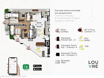 Apartamento conectado.